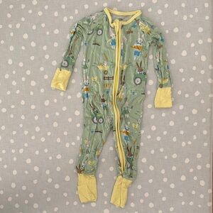Little Sleepies 6-12mo bamboo bunny footie Pajamas